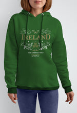 Load image into Gallery viewer, IRELAND ORNATE BUTTERFLY LADIES HOODIES Cara Craft S GREEN 
