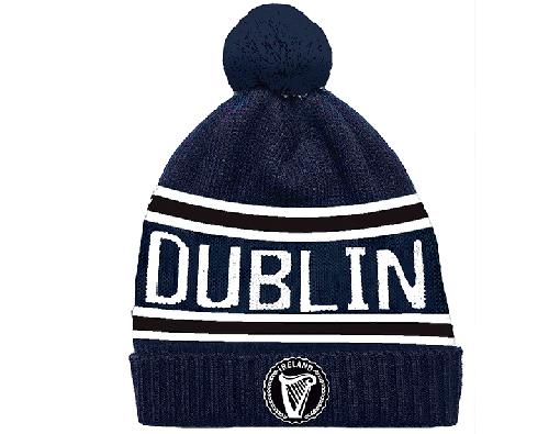 DUBLIN TEXT KNITTED CAPS/HATS Cara Craft 