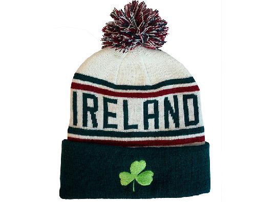 IRELAND TEXT SHAMROCK CAPS/HATS Cara Craft 