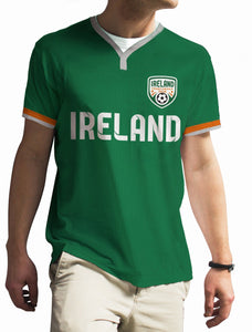 IRELAND CREST Mens T-Shirts Cara Craft S GREEN 