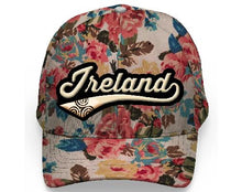 Load image into Gallery viewer, IRELAND LEAGUE FLORAL CAPS/HATS Cara Craft BEIGE 

