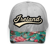 Load image into Gallery viewer, IRELAND LEAGUE FLORAL CAPS/HATS Cara Craft WHITE 
